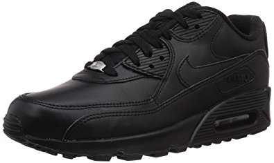 nike air max 90 leather homme, Nike Air Max 90 Leather, Baskets mode homme, Noir (Black/Black 001